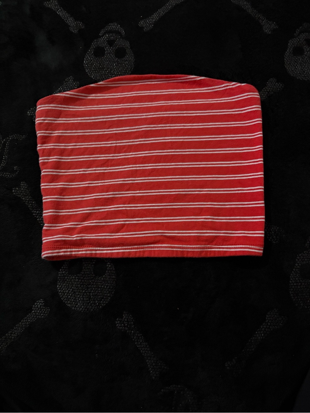 wild fable Red & White Striped Tube Tank Top